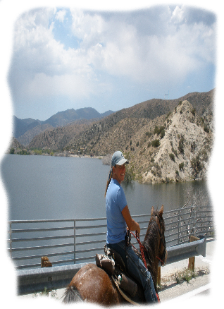 Kathy on Lake Ride